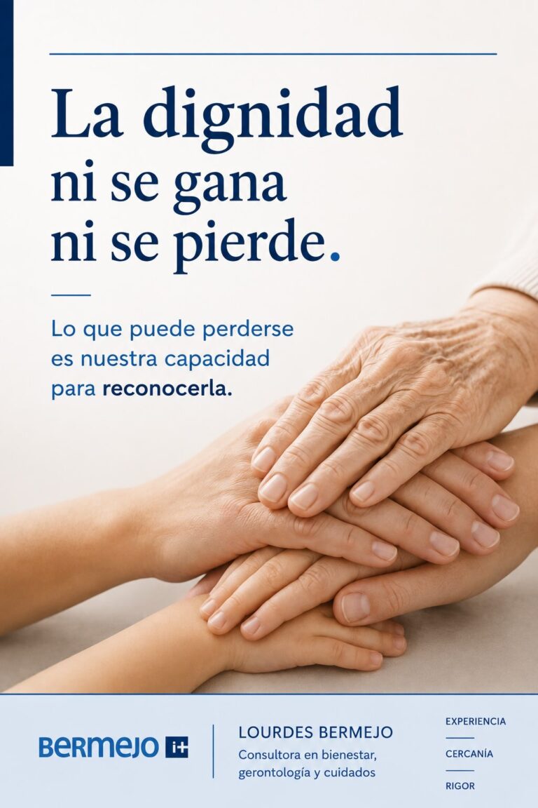 Manos de un niño, un adulto y una persona mayor unidas, símbolo de la dignidad humana, el respeto y el valor de toda persona independientemente de su edad o capacidades.